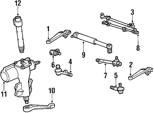 4570069135 - : Steering Damper for Toyota Image