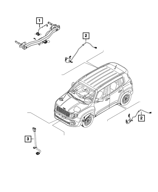 68589089AA - Electrical: Jumper Wiring for Mopar Image
