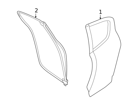 Door & Components for 2007 Mazda RX-8 #1