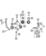 6508121AA - Cooling: Hex Flange Head Screw for Mopar Image