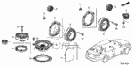 39122SFE000 - : Seal, Speaker Hole for Acura: RLX Image