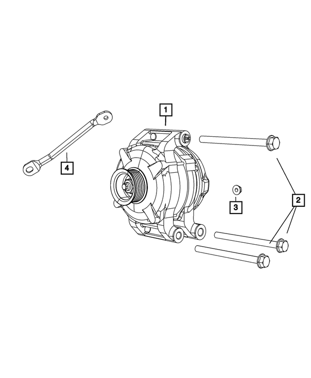 6502720 - Electrical: Hex Flange Lock Nut for Mopar Image