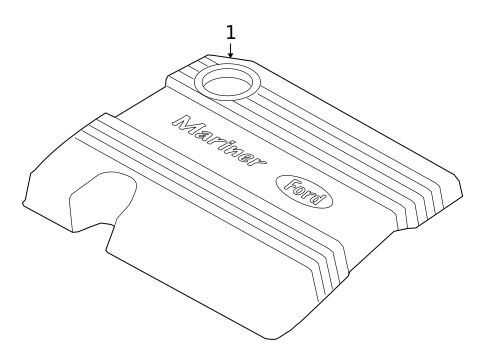 Engine Appearance Cover for 2006 Mercury Mariner #0