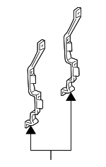 92100693 - Steering: Power Steering Cooler Tube Bracket for GM Image