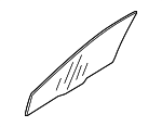 MR565483 - Body: Door Glass for Mitsubishi Image