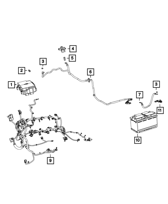 6509569AA - Electrical: Nut for Mopar Image