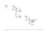 471016001 - Pedal Assembly: Retaining Ring for Mercedes-Benz Image