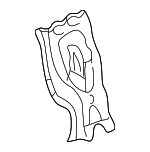 88972225 - Body: Gusset for Pontiac: Vibe Image