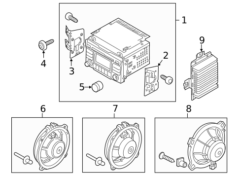 SOUND SYSTEM for 2010 Kia Forte Koup #0