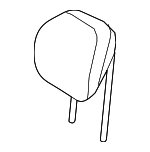 88700B1000PPR - Body: Headrest for Hyundai Image