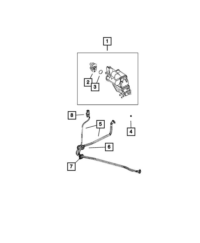 68339700AE - Emission Controls: Vapor Canister for Mopar Image