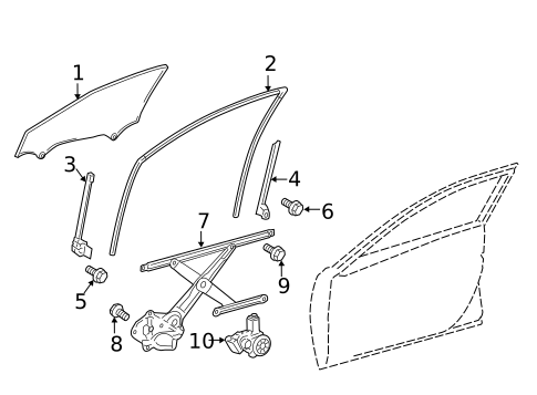 Front Door for 2014 Toyota Camry #2