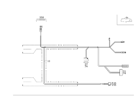 Cable Harness for Language Control System for 2005 Mercedes-Benz C320 #0