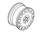 3D0601025M1Z2 - Suspension: Wheel, Alloy for Volkswagen Image