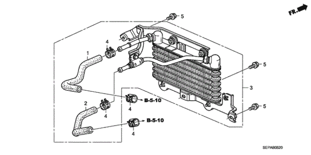 ATF Cooler for 2008 Acura TL #0