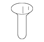 6N0809966A - Body: Bumper Cover Nut for Volkswagen Image