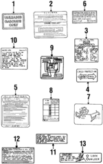 MB364079 - Body: Label for Mitsubishi: Montero Image