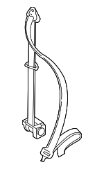 1Z0857817 - Electrical: Seat Belt Guide for Volkswagen Image