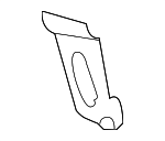 1W6Z17C810AA - Body: Impact Bar Reinforced Plate for Ford Image