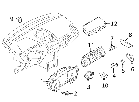 Switches, Solenoids & Actuators for 2020 Ford EcoSport #0