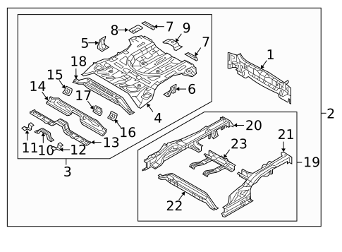Rear Body for 2016 Hyundai Tucson #0