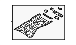 5076043AF - Body: Rear Floor Pan for Mopar Image