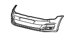5GM807217BPGRU - Body: Bumper Cover for Volkswagen: Golf SportWagen, GTI Image