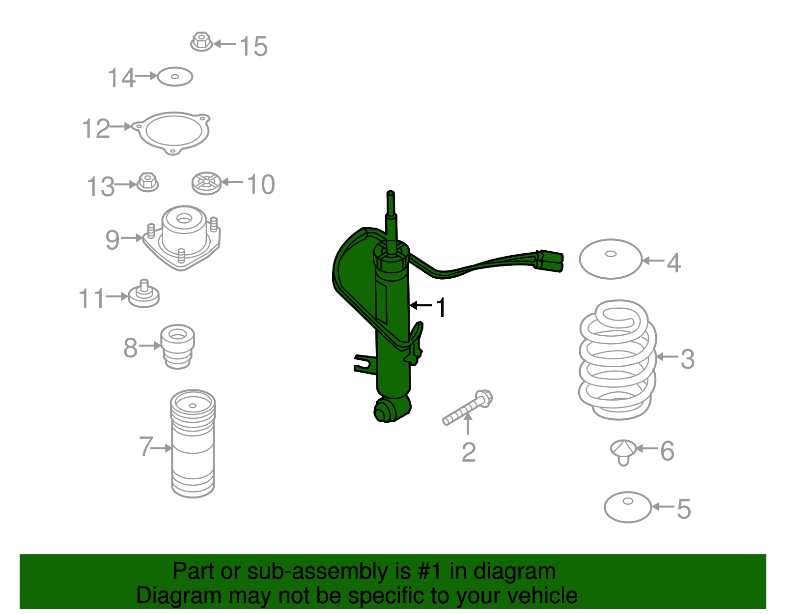 Genuine BMW 37-12-6-788-766 | Shock Absorber | FREE Shipping