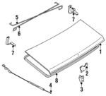 B01756820D - Body: Lock for Mazda: GLC Image