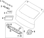 32285668 - : Nameplate for Volvo Image