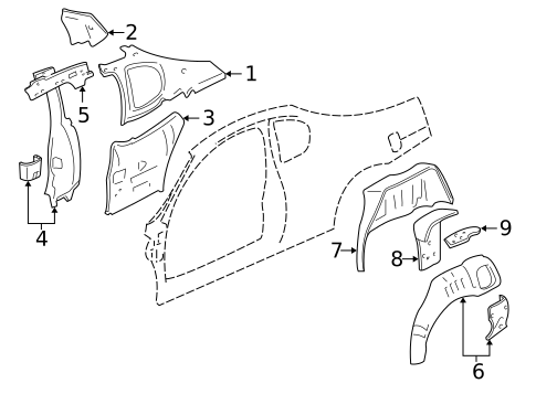 Inner Structure for 2007 Chevrolet Monte Carlo #0