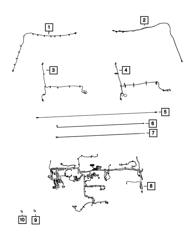 68148257AD - Electrical: Jumper Cable for Mopar Image image