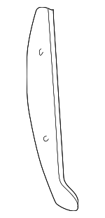 25660335 - Body: Rear Insulator for Cadillac: DeVille Image