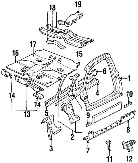 Uniside for 1997 Chevrolet Monte Carlo #0