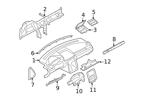 Instrument Panel for 2009 Ford Taurus #0