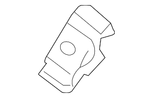 95535951300 - Suspension: Air Suspension Compressor Line Bracket for Porsche Image