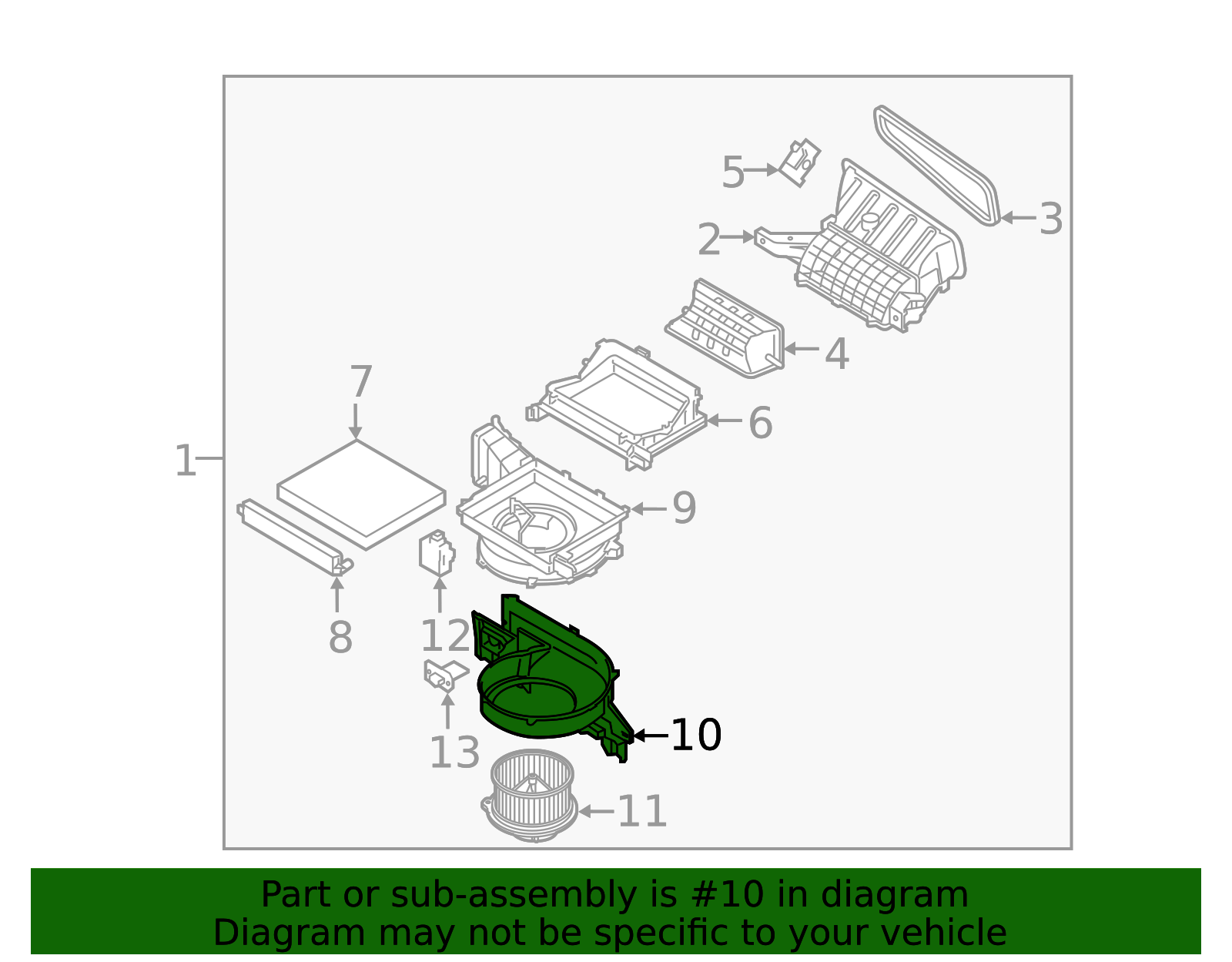 2020-2025 Hyundai Palisade Lower Case 97112-S8000 | MotorMotor