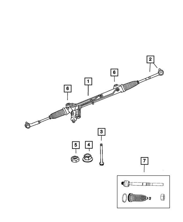 6510880AA - Steering: Hex Flange Head Screw for Mopar Image image