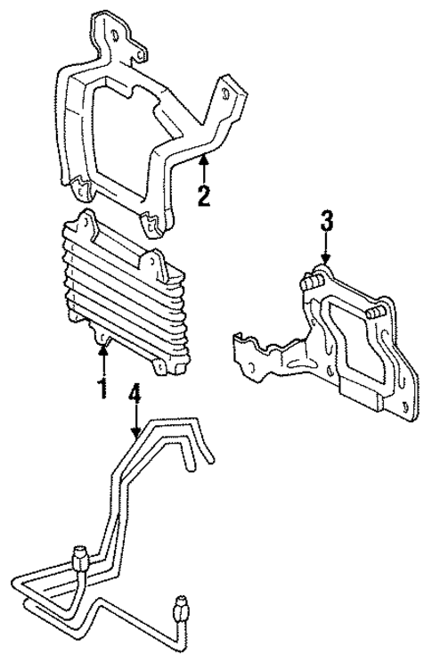 Trans Oil Cooler for 1993 Toyota T100 #0