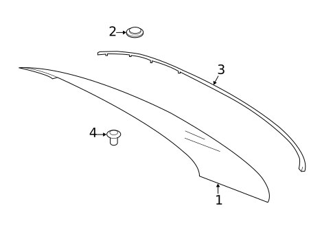 Glass - Lift Gate for 2016 Mini Cooper Paceman #0