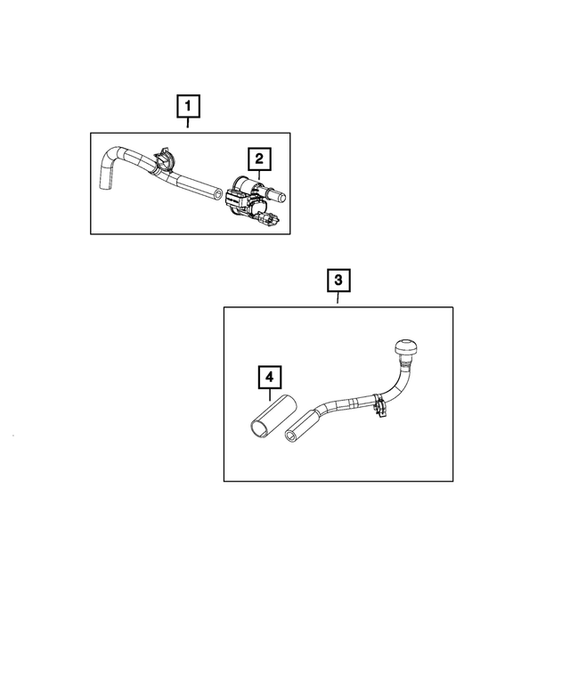 68293885AA - Emission Controls: Vapor Canister Purge Harness for Mopar Image