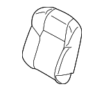 87670W031P - : Seat Back Cover for Mitsubishi: Outlander, Outlander PHEV Image