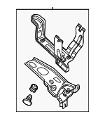 57315TRXA01 - Electrical: Bracket for Acura Image