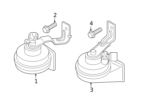 Horn for 2022 Kia Telluride #0