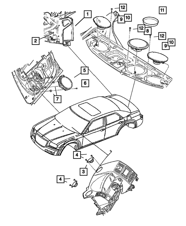 5059073AM - Instrument Panel and Radios and Consoles: Radio Amplifier for Mopar Image image