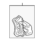 4775034030 - : Caliper for Lexus: GX460, GX470 Image