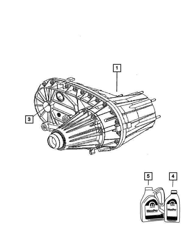 52853061AE - NVG271; Transfer Case: Transfer Case for Mopar Image