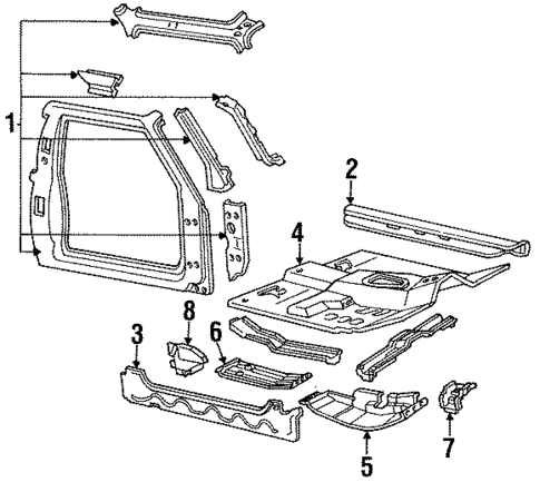 Uniside for 1993 Mazda Navajo #0