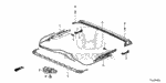 934040502008 - Interior/Bumper: BOLT-WASHER (5X20) for Honda Image