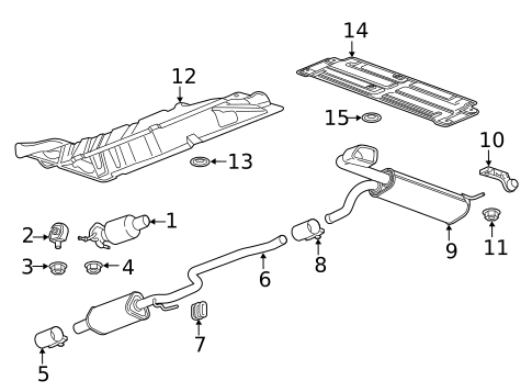 Exhaust Components for 2018 Chevrolet Cruze #1